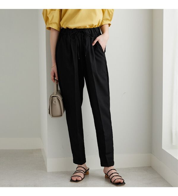 GeeRA（ジーラ）の「美脚とろみタックパンツ（フルレングスパンツ）」｜詳細画像