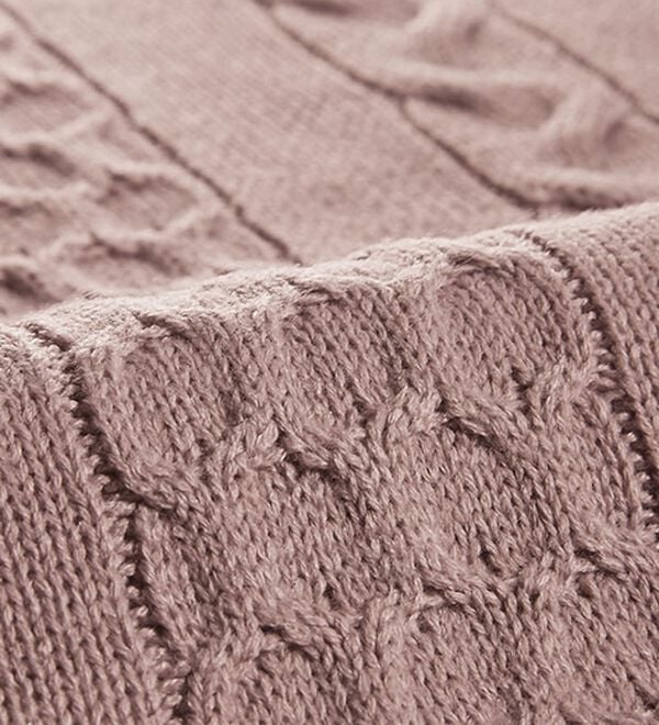 BELLUNA（ベルーナ）の「ケーブル柄ロング丈ニットワンピース（ニットワンピース）」｜詳細画像