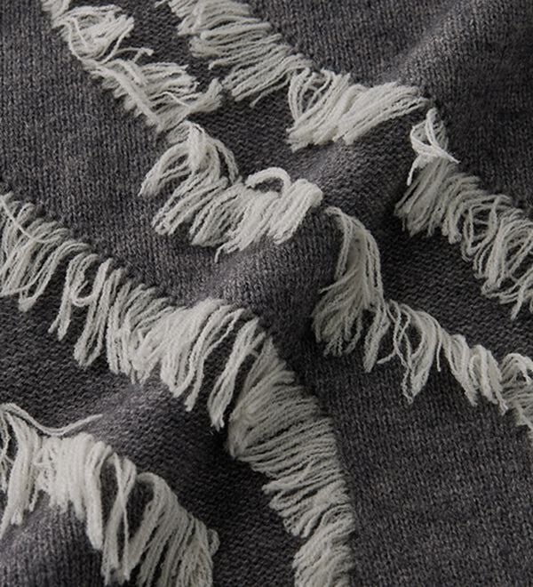 RANAN（ラナン）の「ニュアンスフリンジニット（ニット・セーター）」｜詳細画像