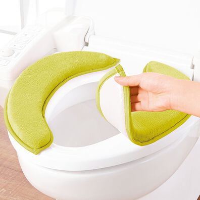 「抗菌防臭ふっくら便座シート（便座カバー）」