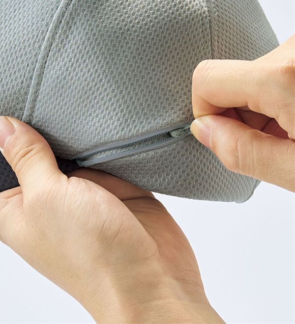 「【２色組】＜ダンロップ・リファインド＞夏にうれしい機能搭載スポーティキャップ（メンズ帽子）」｜詳細画像