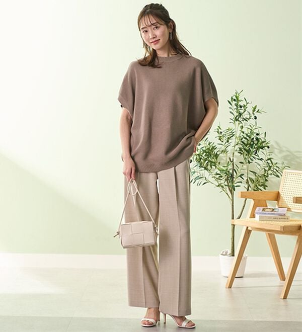 BELLUNA（ベルーナ）の「華奢見せ！ドルマンニットプルオーバー（ニット・セーター）」｜詳細画像