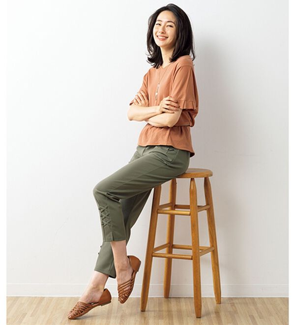 ルフラン（ルフラン）の「【４本組】のびさらクロップドパンツ＜プッチ＞（クロップドパンツ）」｜詳細画像