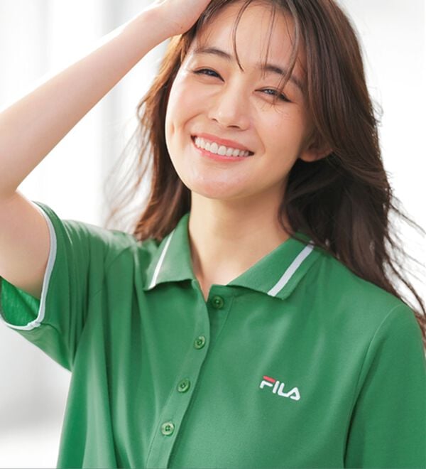 BELLUNA（ベルーナ）の「＜ＦＩＬＡ＞配色使いポロチュニック（ポロシャツ）」｜詳細画像