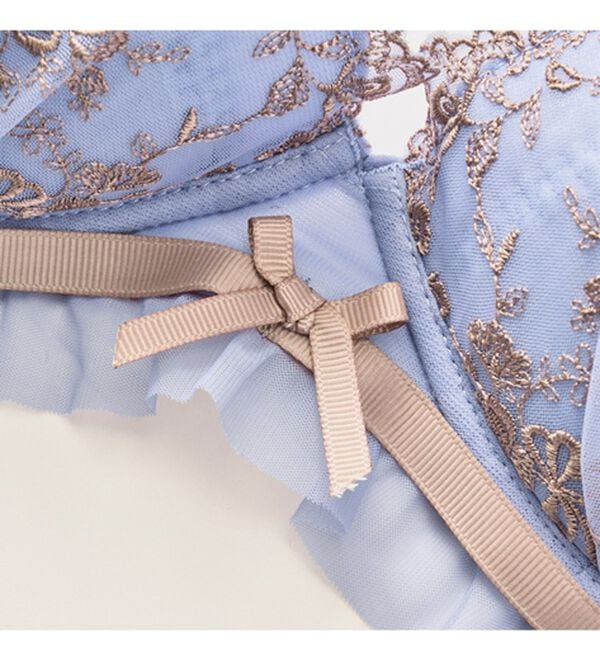 YU'NOW（ユナウ）の「ぷるるん谷間のノンワイヤーブラ＆ショーツ（ブラジャー＆ショーツセット）」｜詳細画像