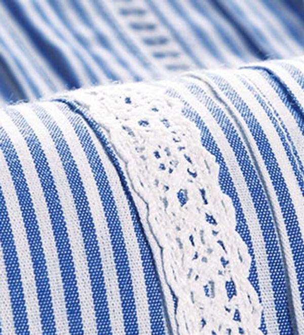 BELLUNA（ベルーナ）の「華やかレース&times;ピンタックシャツチュニック（チュニック）」｜詳細画像