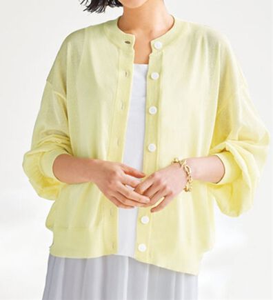 BELLUNA（ベルーナ）の「ヒンヤリ冷感！ゆったりカーディガン（ニットカーディガン）」