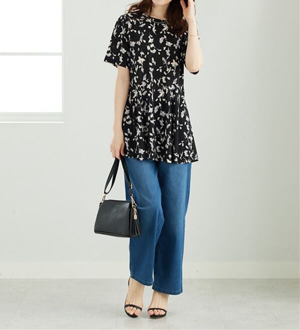 BELLUNA（ベルーナ）の「冷感フレアーシルエットチュニック（チュニック）」｜詳細画像