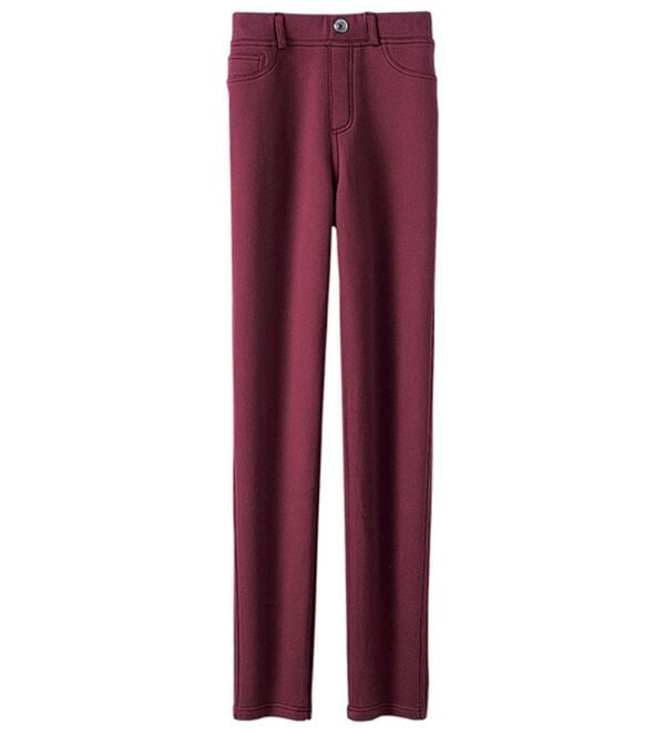 BELLUNA（ベルーナ）の「裏ベロアストレッチ素材レギンスパンツ（フルレングスパンツ）」｜詳細画像