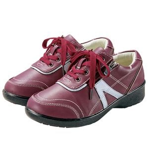 BELLUNA（ベルーナ）の「ゆったり５Ｅ防水スニーカー（レインシューズ）」｜ワイン