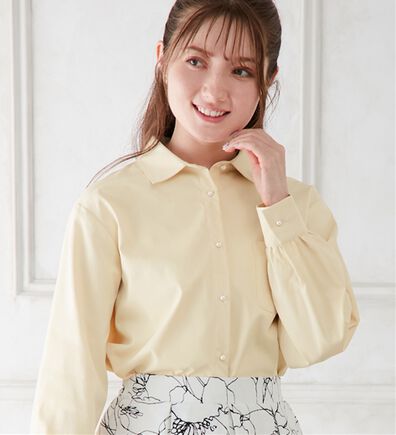 alotta（アロッタ）の「パール調ボタンシャツブラウス（ブラウス）」