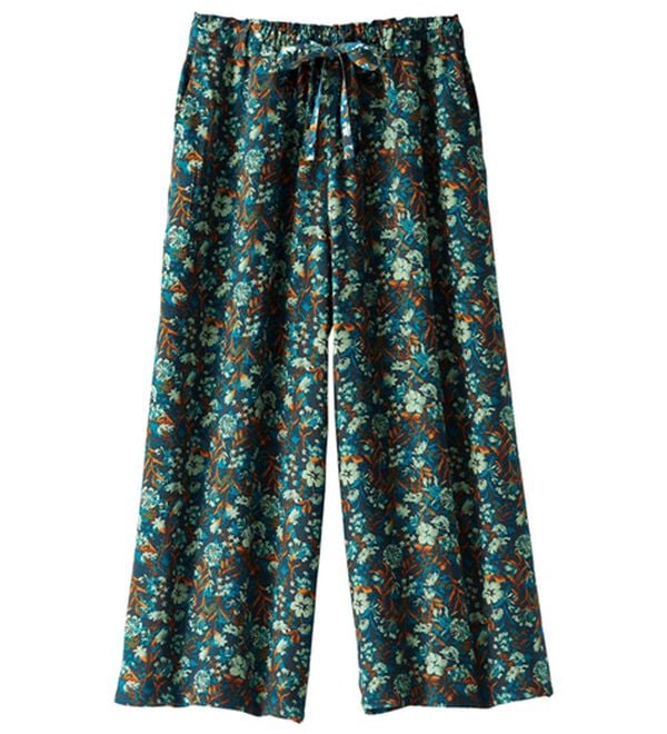 BELLUNA（ベルーナ）の「ひんやり！レーヨン素材楽ステテコ（ワイドパンツ・ガウチョ）」｜詳細画像