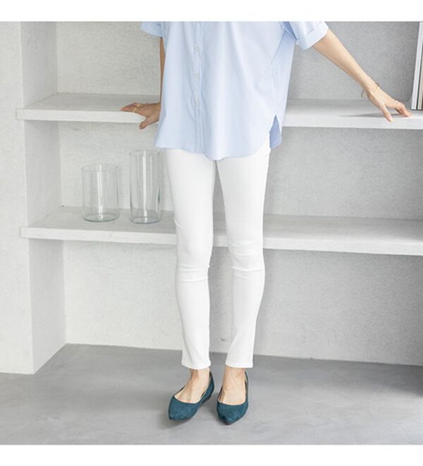 GeeRA（ジーラ）の「嬉しい機能付！美脚スキニーレギンスパンツ（フルレングスタイプ）（フルレングスパンツ）」｜詳細画像