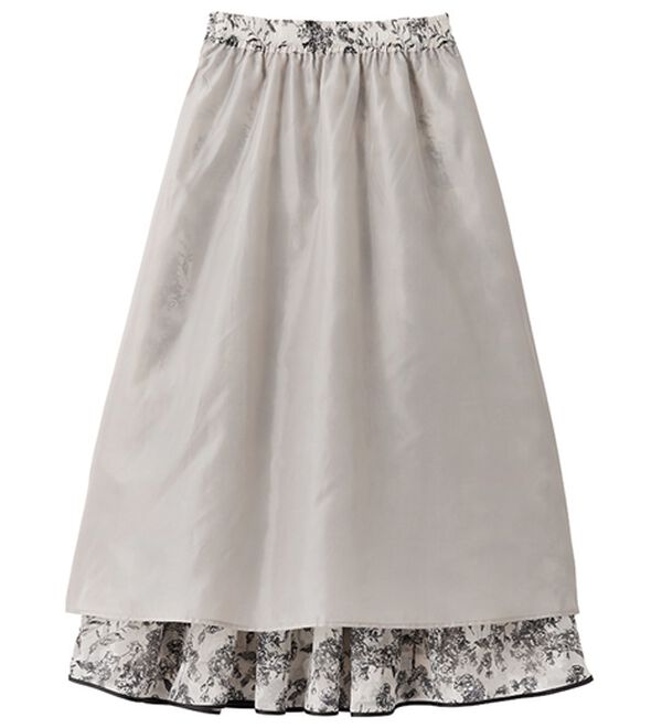 RANAN（ラナン）の「花柄ティアードスカート（ロングスカート）」｜詳細画像