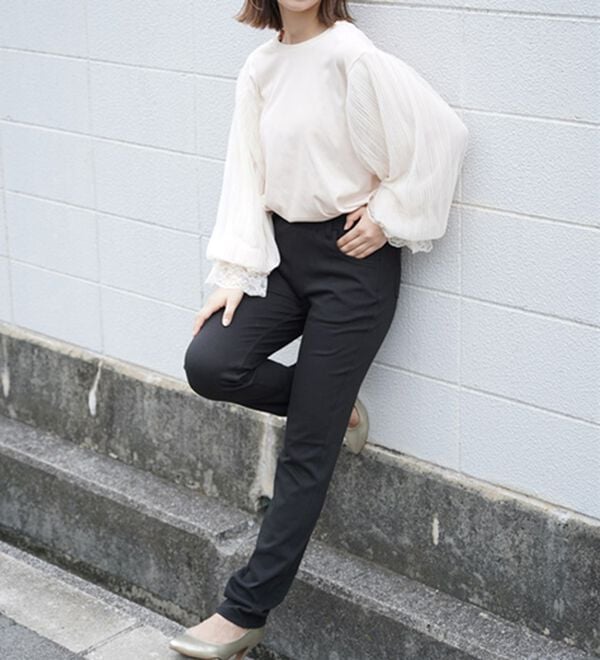 A HAPPY MARILYN（アハッピーマリリン）の「魔法のレギンスパンツ　ビューティーコットン（スリム・スキニーパンツ）」｜詳細画像