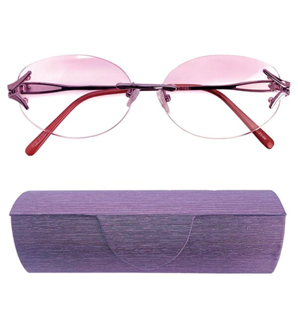 「フチなしラベンダーシニアグラス（その他ファッション小物）」｜詳細画像