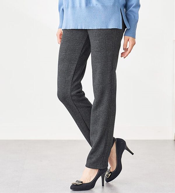 BELLUNA（ベルーナ）の「【あったか仕様♪】すっきり見え！裏ファーパンツ（フルレングスパンツ）」｜詳細画像