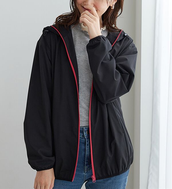 BELLUNA（ベルーナ）の「花粉対策！防風&times;はっ水パーカー（ブルゾン）」｜詳細画像