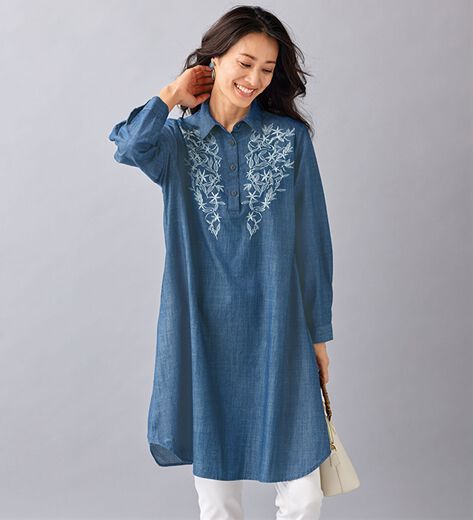 バーバリーブルーレーベル ワンピース チュニック AAM ファッション