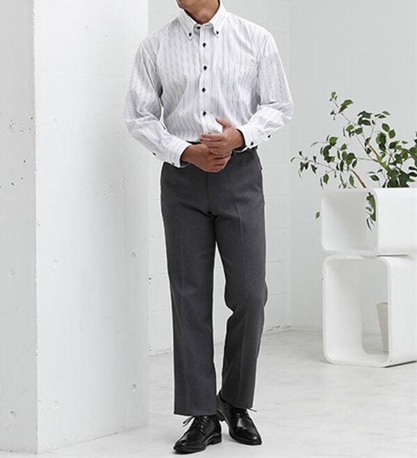 「【５枚セット】品質自慢！形態安定メンズワイシャツ（メンズワイシャツ）」｜詳細画像