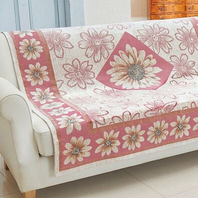 「イタリア製ジャカード織センターカバー「マルゲリータ」（ソファーカバー）」