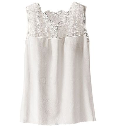 BELLUNA（ベルーナ）の「レース素材カップ付タンクトップ（タンクトップ・キャミソール）」