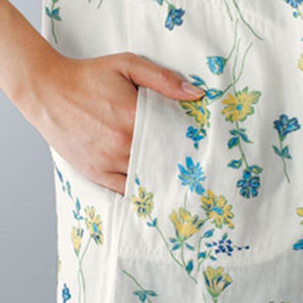 BELLUNA（ベルーナ）の「風が通り抜けるダブルガーゼプリントチュニック（チュニック）」｜詳細画像