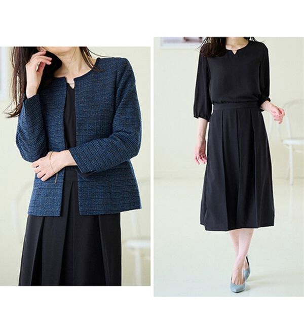 RANAN（ラナン）の「【４点セット】入学式卒業式に！選べるボトムスーツセット（パンツスーツ）」｜詳細画像