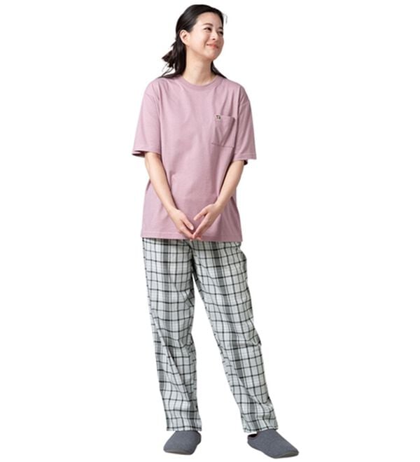 「【３本組】綿１００％楊柳パジャマパンツ（メンズルームウェア）」｜詳細画像