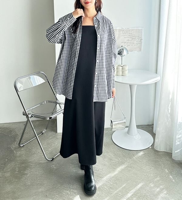 GeeRA（ジーラ）の「アソート柄オーバーサイズシャツ（シャツ）」｜詳細画像