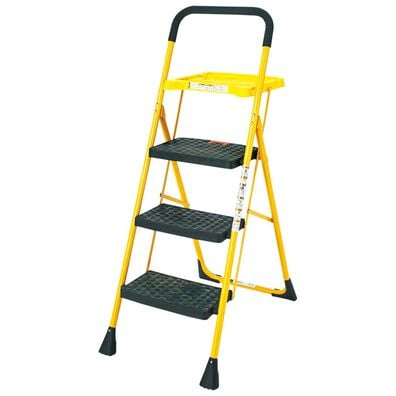 「便利なトレー付脚立（椅子・チェア・スツール）」