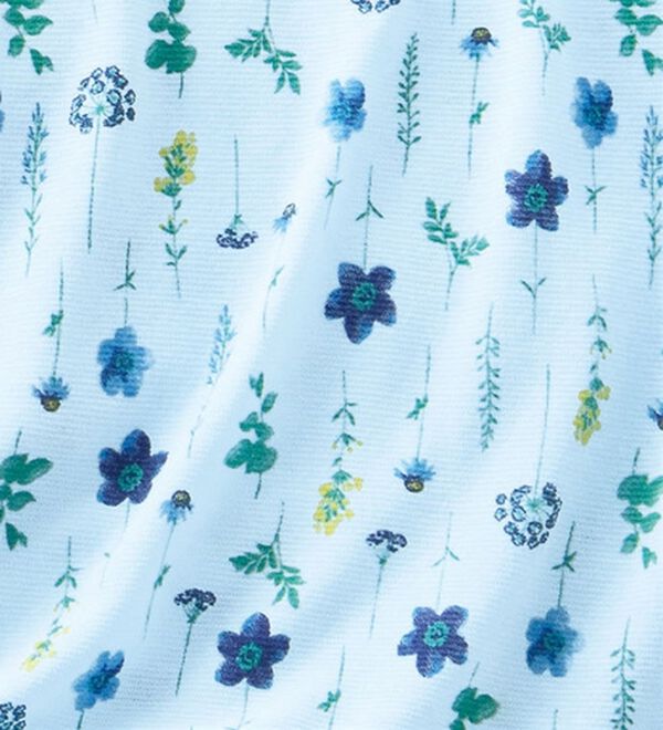 「フィットガーゼ１分丈ショーツ（ショーツ）」｜ブルー系