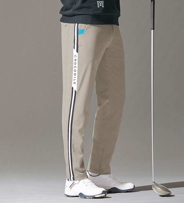 「＜クロコダイル＞防風テック裏フリースアクティブパンツ（メンズフルレングスパンツ）」｜詳細画像