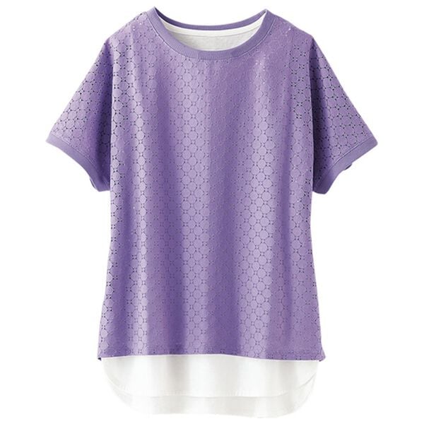 BELLUNA（ベルーナ）の「レース素材プルオーバーアンサンブル（アンサンブル）」｜詳細画像