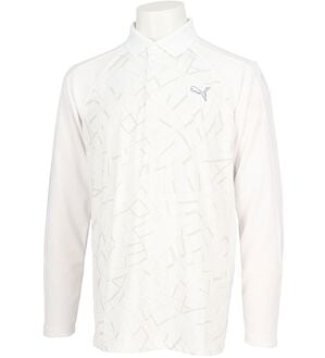 「ＰＭ）　ゴルフ　シャドウキャット　ＧＲＡＰＨＩＣ　Ｌ／Ｓ　ＰＯＬＯ（メンズポロシャツ）」｜ホワイトグロー