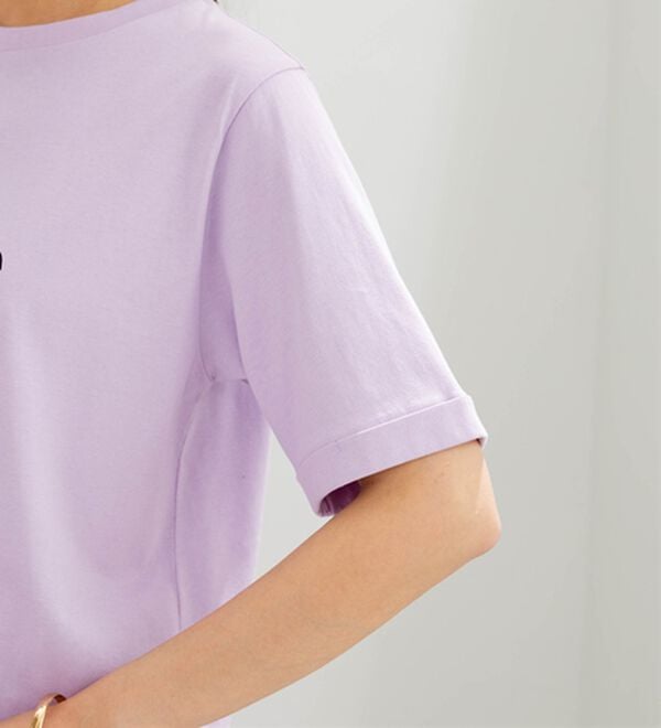 BELLUNA（ベルーナ）の「綿１００％着映えネコ柄プリントＴシャツ（Tシャツ）」｜詳細画像