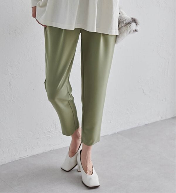 RANAN（ラナン）の「美脚シルエットクロップドパンツ（フルレングスパンツ）」｜詳細画像