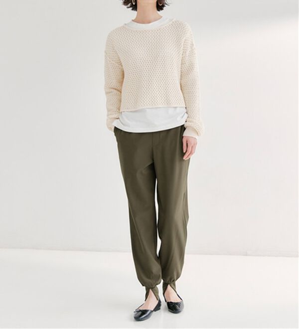 RANAN（ラナン）の「機能付き！裾スリットパンツ（フルレングスパンツ）」｜詳細画像