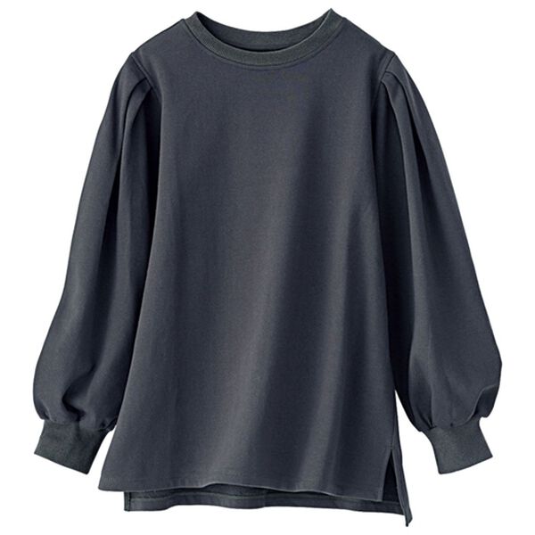 BELLUNA（ベルーナ）の「オーガニックコットン裏起毛スウェット（トレーナー・スウェット）」｜詳細画像