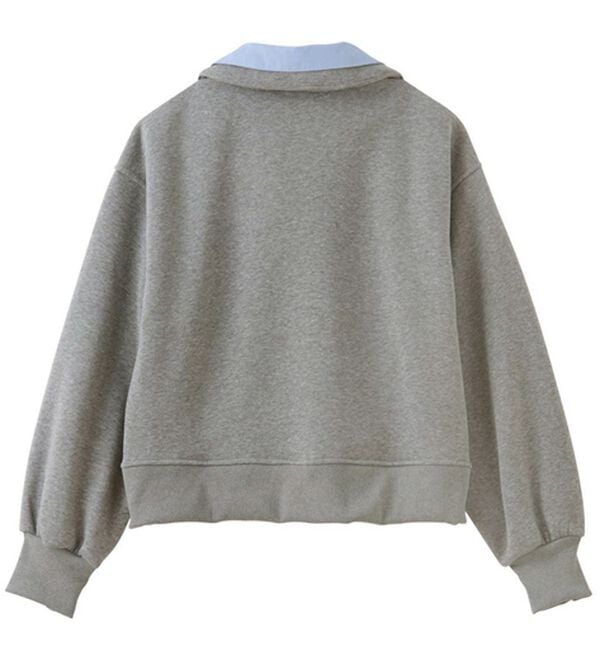 GeeRA（ジーラ）の「ダブル衿スウェット（トレーナー・スウェット）」｜詳細画像