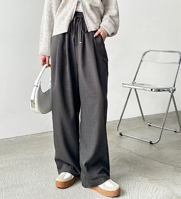 GeeRA（ジーラ）の「【体型カバー】上品なのにラクちんワイドパンツ（フルレングスパンツ）」｜詳細画像