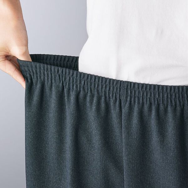 BELLUNA（ベルーナ）の「日本製上品素材のゆったりパンツ（フルレングスパンツ）」｜詳細画像