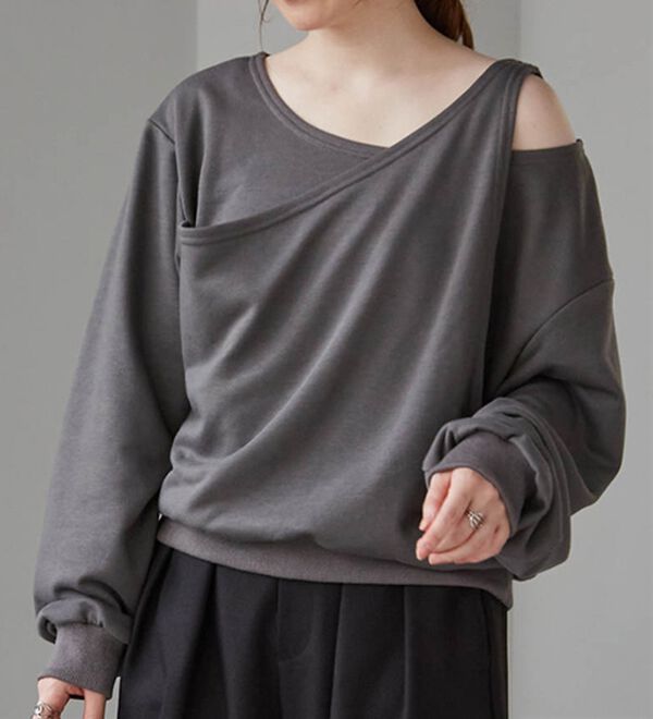 RANAN（ラナン）の「レイヤードデザインスウェット（トレーナー・スウェット）」｜詳細画像