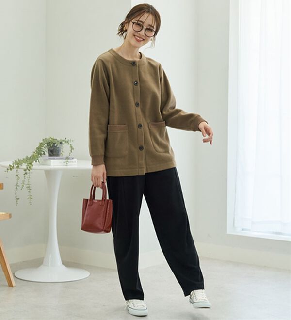 BELLUNA（ベルーナ）の「毎日着られる！快適フリースジャケット（セットアップ）」｜詳細画像