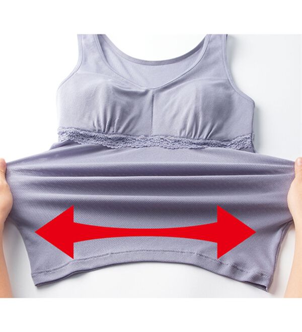 「【３色組】さらさらメッシュの快適カップ付インナー（肌着・インナーウェア）」｜詳細画像