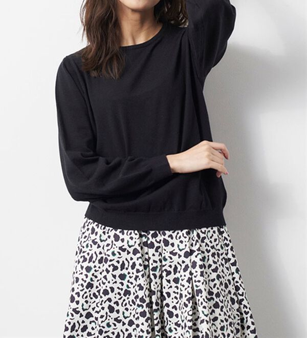 RANAN（ラナン）の「バックパール調ボタンニットプルオーバー（ニット・セーター）」｜詳細画像