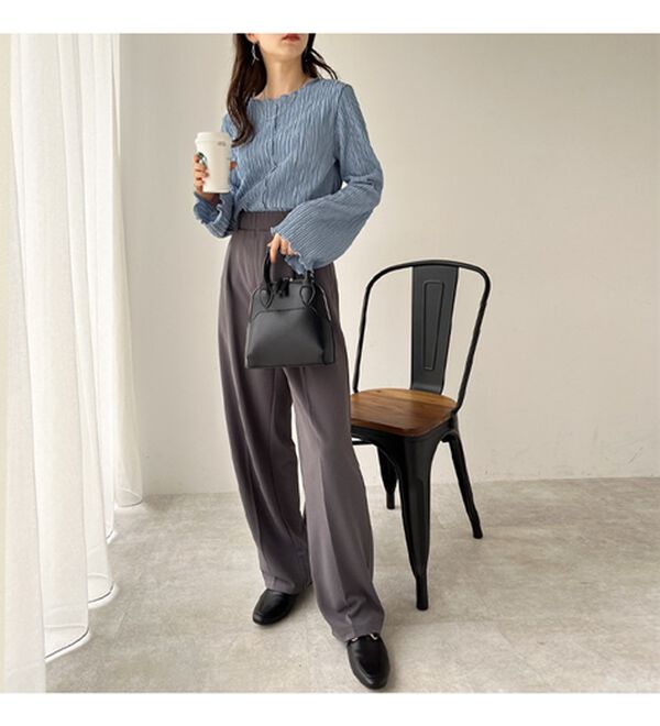 GeeRA（ジーラ）の「前後２ｗａｙフレアスリーブカットソー（カットソー）」｜詳細画像