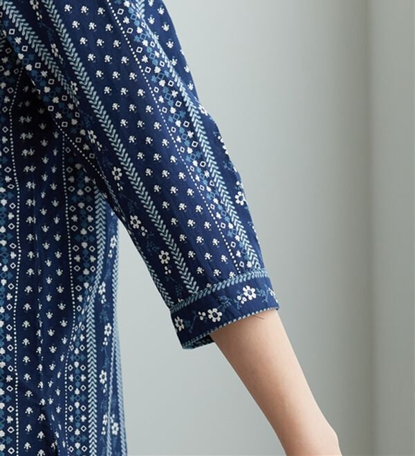 BELLUNA（ベルーナ）の「綿１００％ピンタックデザインブラウス（ブラウス）」｜詳細画像