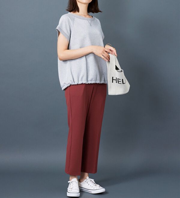 BELLUNA（ベルーナ）の「ラメ入り裏毛素材プルオーバー（カットソー）」｜詳細画像