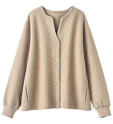 BELLUNA（ベルーナ）の「幾何柄ジャカード素材カーディガン（その他カーディガン）」